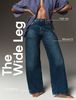 Calvin Klein - Quần Jeans Ống Đứng Nữ The Eco Cool Wide Leg Jeans