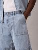 Calvin Klein - Quần Jean Ngắn Nam Cotton Linen Denim Shorts
