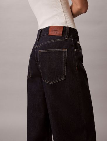 Calvin Klein - Quần Jeans Ống Đứng Nữ The Eco Cool Wide Leg Jeans