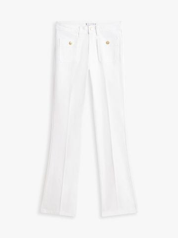 Tommy Hilfiger - Quần Jean Dài Nữ Mid Rise Bootcut White Jeans