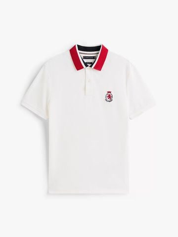 Tommy Hilfiger - Áo thun có cổ polo tay ngắn nam Regular Fit Herringbone Collar Pique Polo Shirt