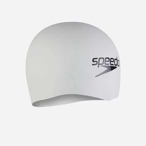 Speedo - Nón bơi nam nữ Fastskin Hiro Cap White Swimming