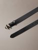 Calvin Klein - Thắt Lưng Nữ Full-Grain Leather Logo Buckle Belt