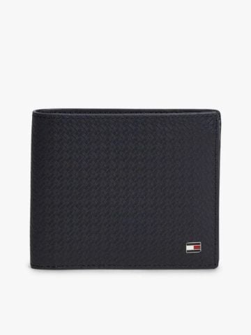 Tommy Hilfiger - Ví Nam Embossed Flag Leather Card And Coin Wallet
