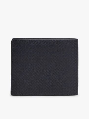 Tommy Hilfiger - Ví Nam Embossed Flag Leather Card And Coin Wallet - 3