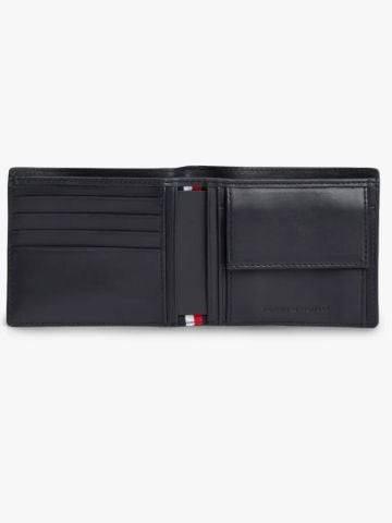 Tommy Hilfiger - Ví Nam Embossed Flag Leather Card And Coin Wallet - 2