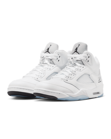 Nike - Giày Sneakers Nam Air Jordan 5 Retro OG White and Metallic Silver