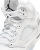 Nike - Giày Sneakers Nam Air Jordan 5 Retro OG White and Metallic Silver