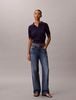 Calvin Klein - Áo Len Nữ Cable Knit Short Sleeve Jumper