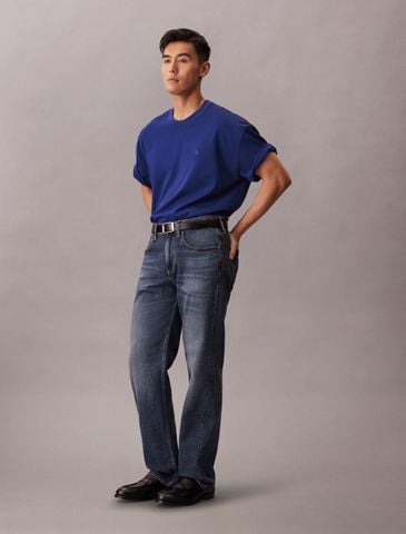 Calvin Klein - Áo Thun Tay Ngắn Nam Oversized Embossed Monogram Tee