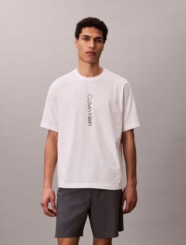 Calvin Klein - Áo Tay Ngắn Thể Thao Nam Performance Cotton Blend Gym T-Shirt