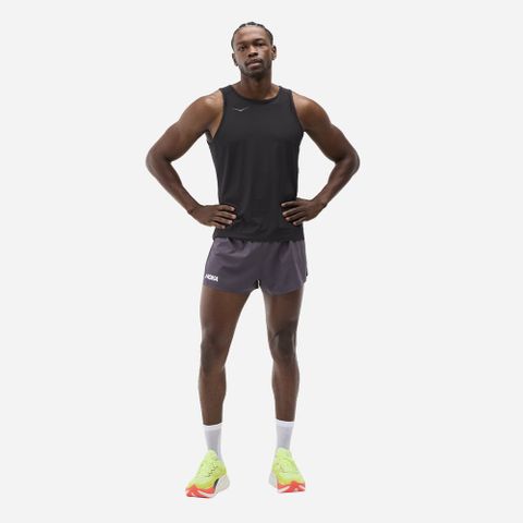 Hoka - Quần Ngắn Chạy Bộ Nam Race Day Split Short