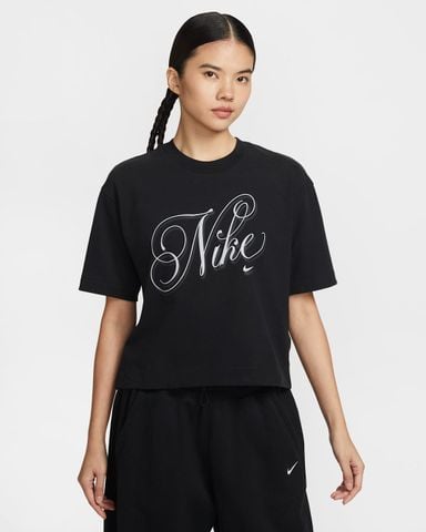 Nike - Áo Tay Ngắn Thể Thao Nữ Sportswear Oversized Short-Sleeve T-Shirt