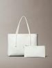 Calvin Klein - Túi Tote Nữ Allover Monogram Logo Small Tote Bag With Pouch