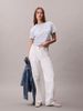 Calvin Klein - Áo Thun Tay Ngắn Nữ Embroidered Logo Graphic Boxy T-Shirt