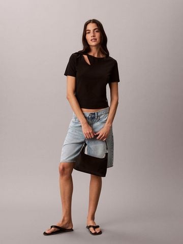 Calvin Klein - Áo Thun Tay Ngắn Nữ SS CTN Stretch Sensual Tee