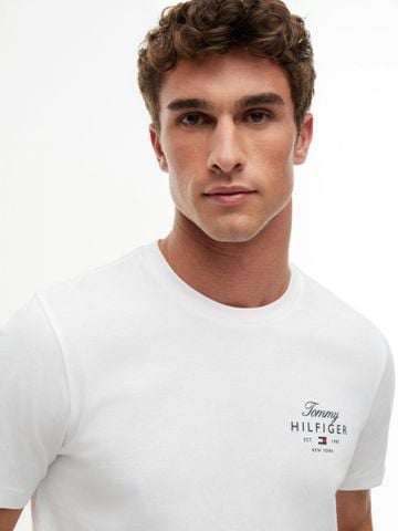 Tommy Hilfiger - Áo Thun Tay Ngắn Nam Logo Jersey Crew Neck T-Shirt