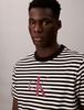 Calvin Klein - Áo phông thời trang nam Monogram Logo Stripe Relaxed T-Shirt