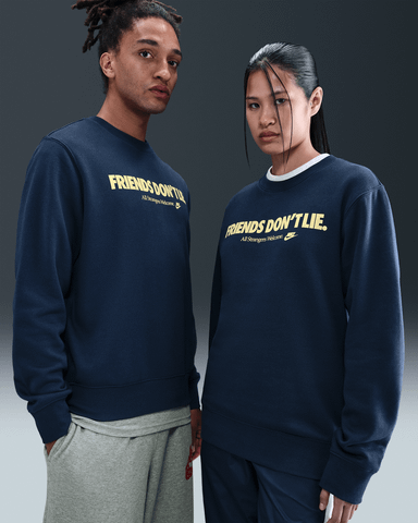 Nike - Áo Sweatshirt Nam Stranger Things Fleece Crew