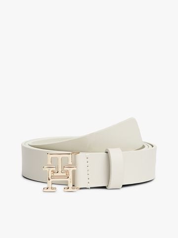 Tommy Hilfiger - Thắt Lưng Nữ TH Monogram Leather Plaque Buckle Belt