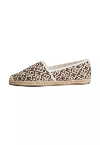 Tommy Hilfiger - Giày Búp Bê Nữ TH Monogram Plaque Jacquard Espadrilles