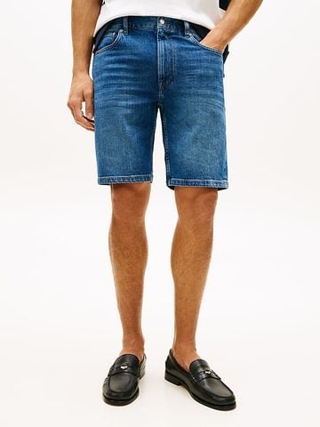 Tommy Hilfiger - Quần Jean Ngắn Nam Denton Slim Straight Faded Denim Shorts