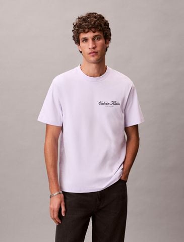 Calvin Klein - Áo Thun Tay Ngắn Nam Embroidered Logo T-shirt