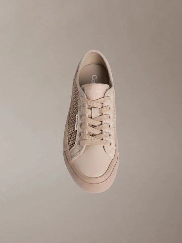 Calvin Klein - Giày Sneakers Nữ Vulcan Platform Lace Up Mesh