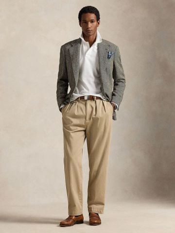 Ralph Lauren - Áo Thun Có Cổ Nam Custom Slim Fit Mesh Polo Shirt