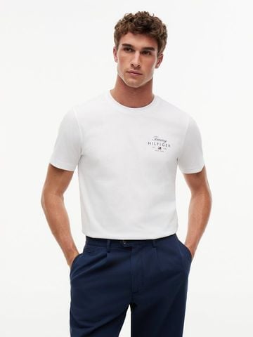 Tommy Hilfiger - Áo Thun Tay Ngắn Nam Logo Jersey Crew Neck T-Shirt