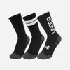 Under Armour - Bộ ba đôi Vớ tất cổ cao nam nữ Performance Tech Crew Training