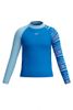 Speedo - Áo bơi tay dài chống nắng bé trai Speedo Junior Boys Lagoon Blue Print L/S Sun Top