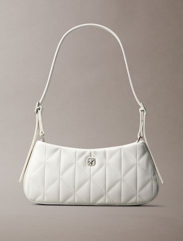 Calvin Klein - Túi xách nữ Quilted Emblem Logo Small Shoulder Bag