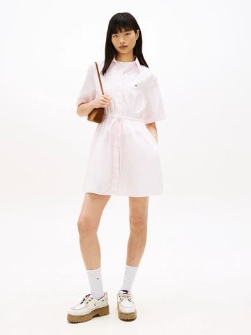 Tommy Hilfiger - Đầm Sơ Mi Nữ Stripe Relaxed Poplin Mini Shirt Dress