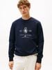 Tommy Hilfiger - Áo nỉ tay dài nam Varsity Crest Graphic Sweatshirt