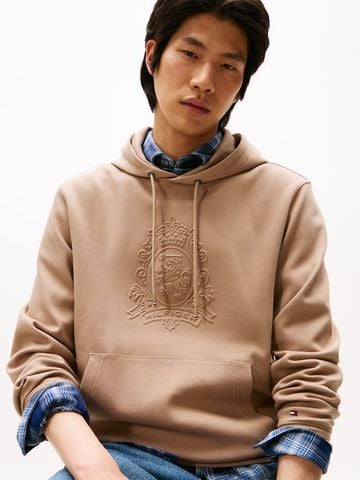 Tommy Hilfiger - Áo Hoodie tay dài nam TH Crest Embossed Hoodie - 3