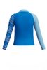 Speedo - Áo bơi tay dài chống nắng bé trai Speedo Junior Boys Lagoon Blue Print L/S Sun Top