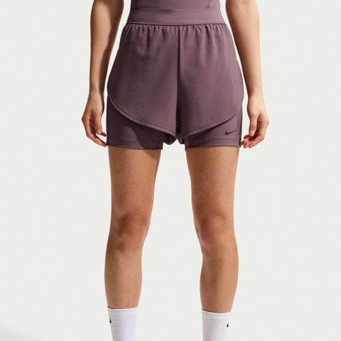 Nike - Quần Ngắn Thể Thao Nữ Nike Universa Women's 2-in-1 12.5cm (approx.) Shorts
