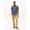 Tommy Hilfiger - Áo Sơ Mi Tay Ngắn Nam Classic Linen Blend 2Tone Shirt