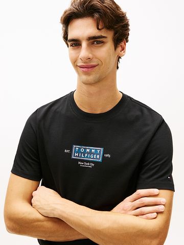 Tommy Hilfiger - Áo Thun Tay Ngắn Nam Heritage Logo Jersey Crew Neck T-Shirt