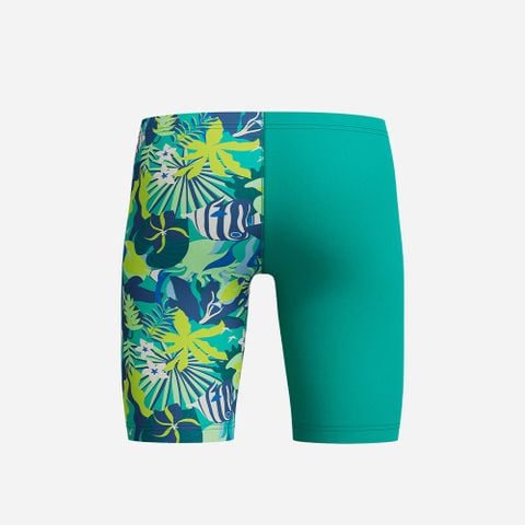 Speedo - Quần bơi bé trai Allover Leg V Cut Jam Blue/Green Swimming - 2