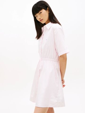 Tommy Hilfiger - Đầm Sơ Mi Nữ Stripe Relaxed Poplin Mini Shirt Dress