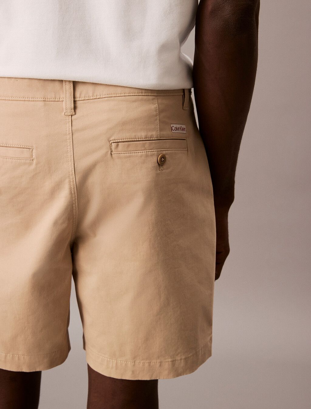 Calvin Klein - Quần ngắn nam Signature Cotton Chino Short
