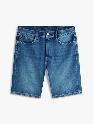 Tommy Hilfiger - Quần Jean Ngắn Nam Denton Slim Straight Faded Denim Shorts