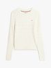 Tommy Hilfiger - Áo Sweater Nữ Co Cable Mid Gg Crew Neck Long Sleeve Sweater
