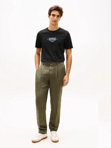 Tommy Hilfiger - Áo Thun Tay Ngắn Nam Heritage Logo Jersey Crew Neck T-Shirt