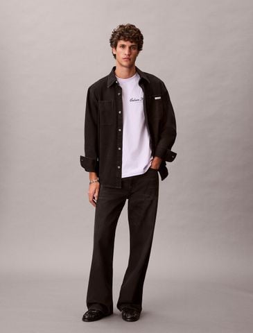 Calvin Klein - Áo Thun Tay Ngắn Nam Embroidered Logo T-shirt