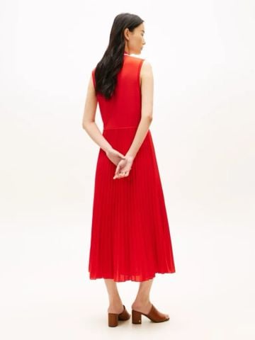 Tommy Hilfiger - Đầm Polo Nữ 1985 Pleated Sleeveless Midi Polo Dress - 3