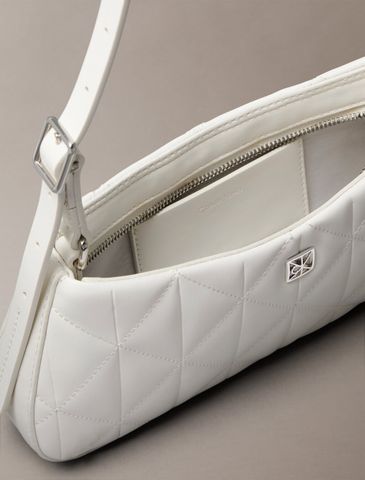 Calvin Klein - Túi xách nữ Quilted Emblem Logo Small Shoulder Bag