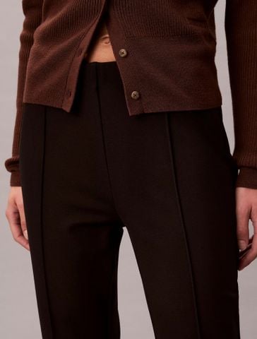 Calvin Klein - Quần tây dài nữ Cropped Flared Ponte Trousers - 2